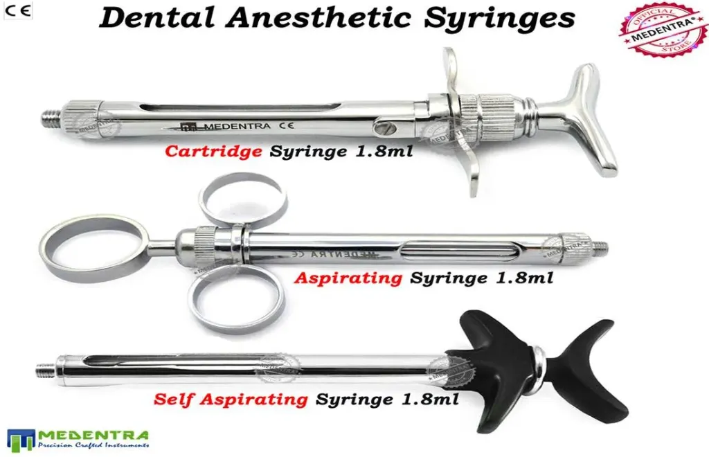 Seringues d'anesthésie