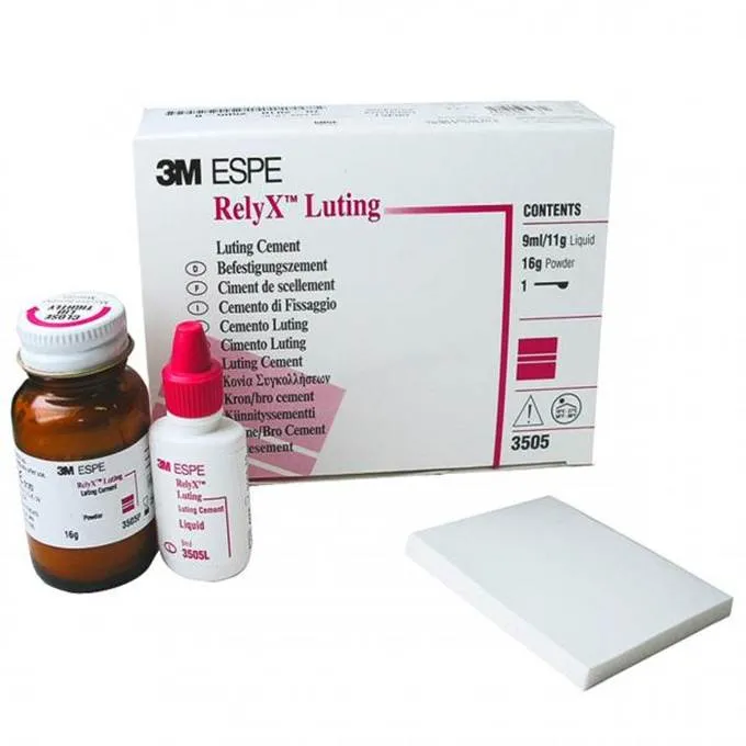 Ciment de scellements verre ionomère modifié à  la résine