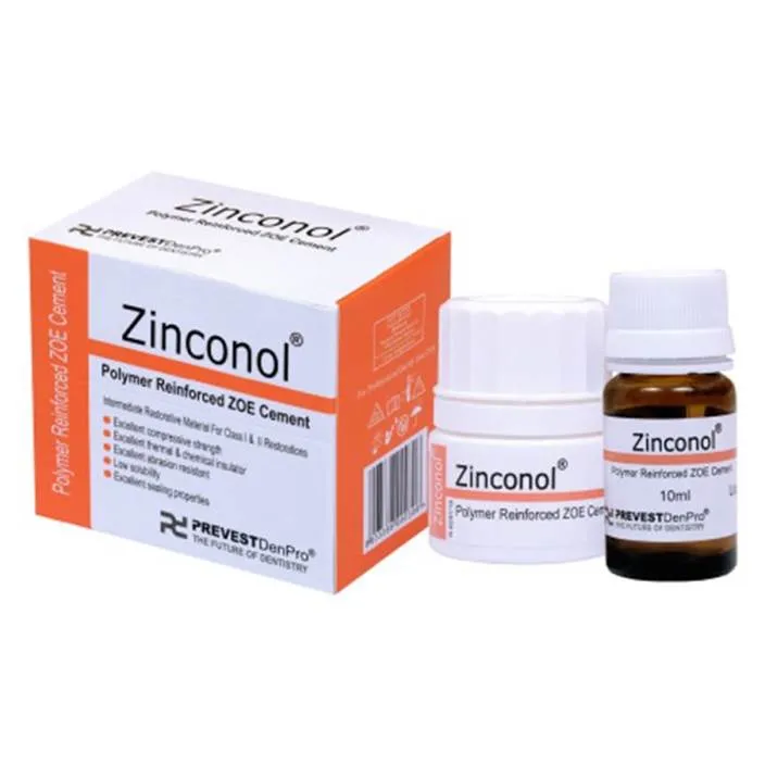 Ciment provisoire renforcé polymère